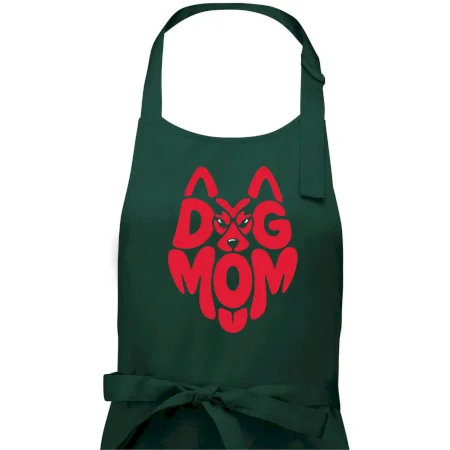 Dog mom nápis v hlavě