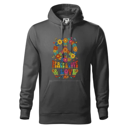 Peace and love - na výšku s květy