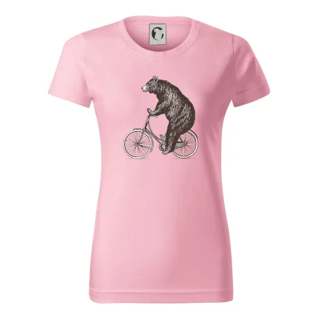 Medveď na bicykli