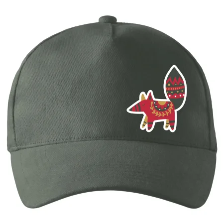 Folklór na prsníku líška