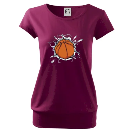 Basketbal lopta v triku