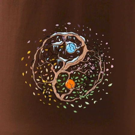 Yin & Yang strom - zima, leto