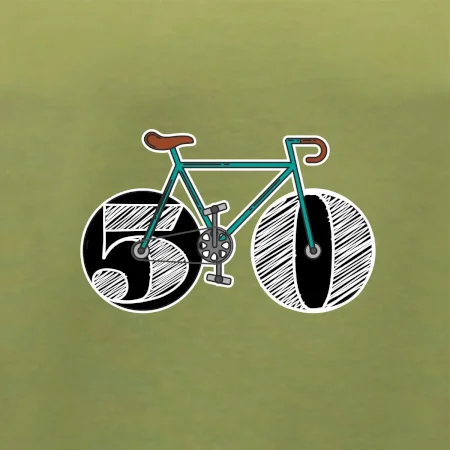 Narodeniny 50 rokov na bicykli