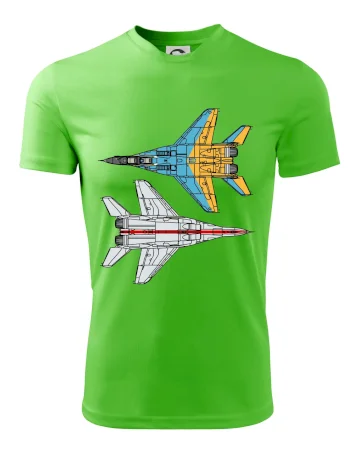Mig 29 Fulcrum zo spoda a zo shora