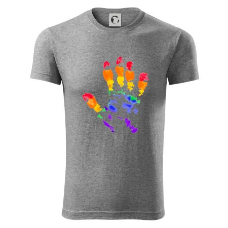 LGBT hand print