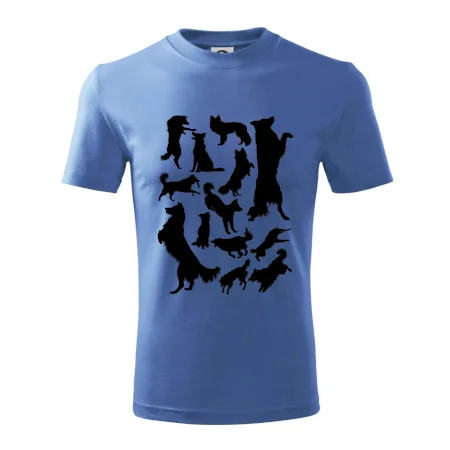 Border kólia siluety