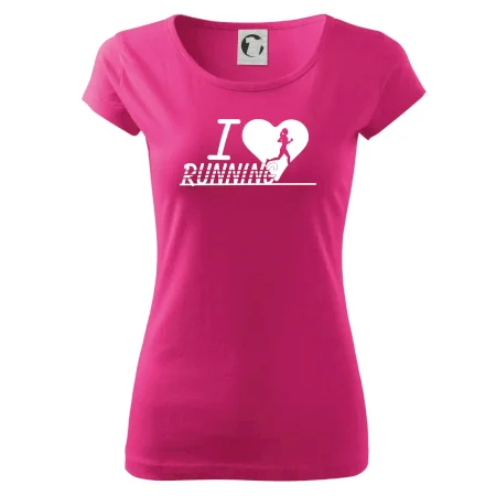 I love running dievča