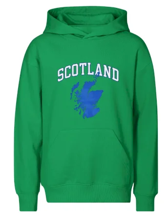 Scotland nápis s mapou
