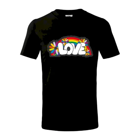 Love s dúhou v pozadí