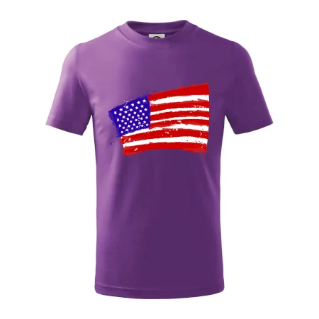 Americká vlajka ohnutá