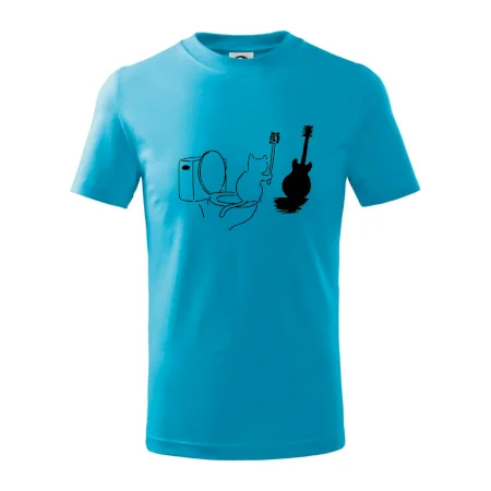 Mačka a gitara WC