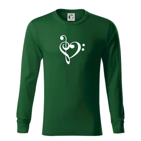 Husľový kľúč srdce