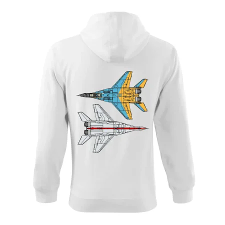 Mig 29 Fulcrum zo spoda a zo shora