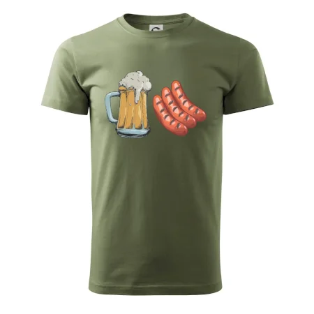 Pivo a klobása
