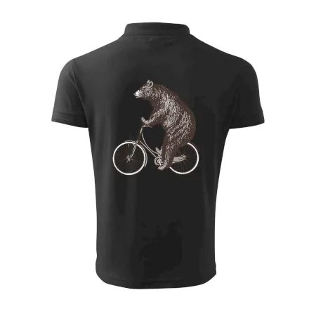 Medveď na bicykli