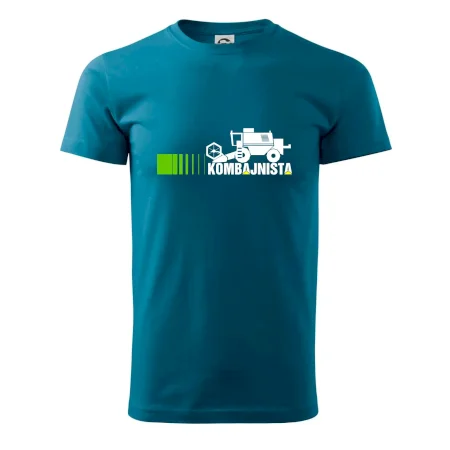 Kombajnista zelená a žltá