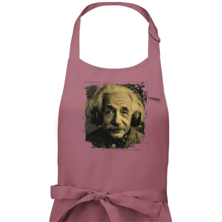 Albert Einstein so slúchadlami