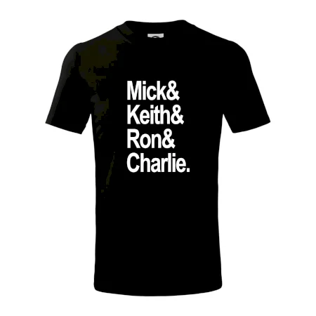 Mick Keith Ron Charlie