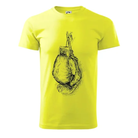 Boxerské rukavice kreslené na výšku