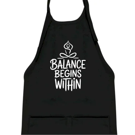 Balance begins within nápis