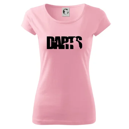 Darts - nápis so šípkarom