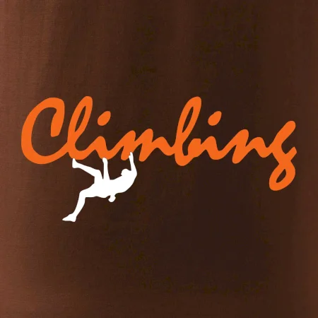 Climbing písací text