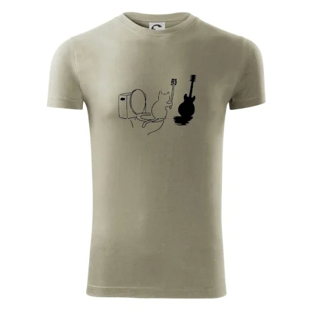 Mačka a gitara WC