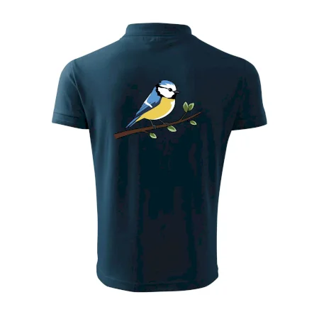 Sýkorka modrinka na vetve