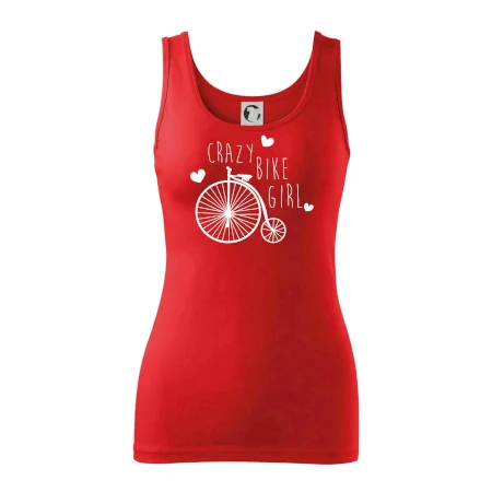 Crazy bike girl