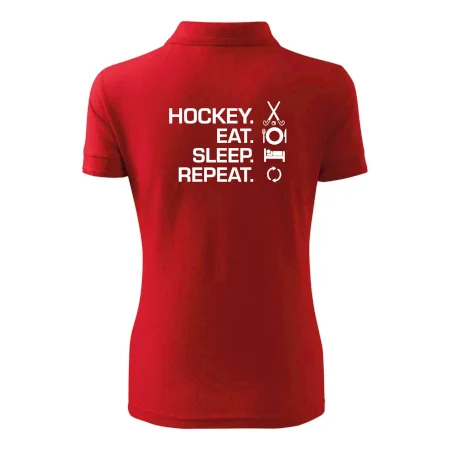 Pozemný hokej eat sleep repeat