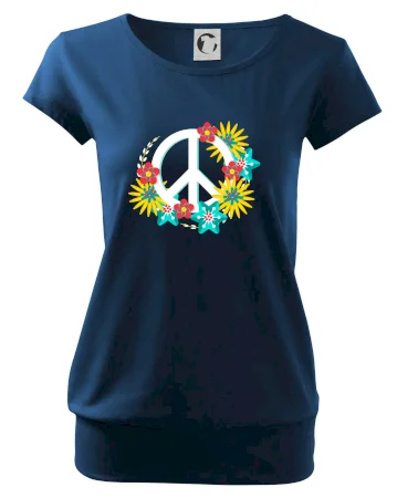 Peace symbol abstraktný