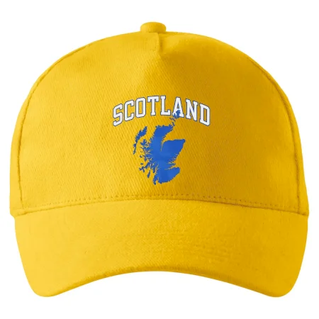 Scotland nápis s mapou
