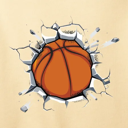 Basketbal lopta v triku