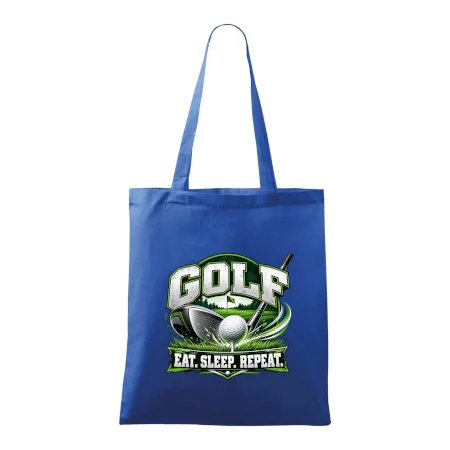 Golfová palica s loptičkou eat sleep repeat