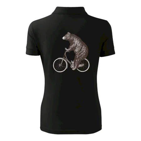 Medveď na bicykli
