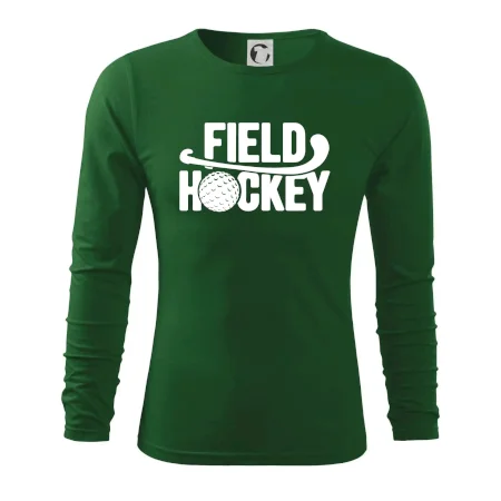 Field hockey loptička a nápis