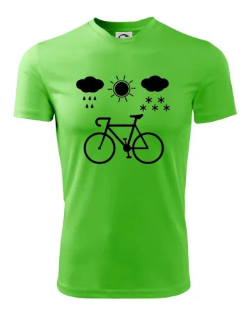 Cyklista za každého počasia