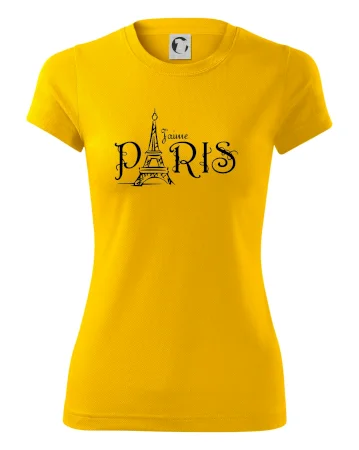 Paris nápis Eiffelovka rovný