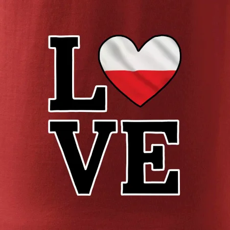 Love Poľská vlajka