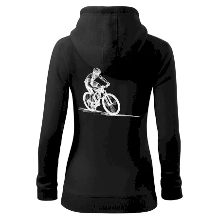 MTB kreslený cyklista