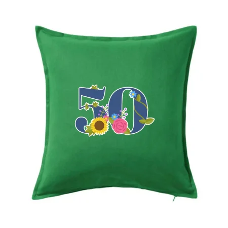 Kvetinové číslo kreslené - 50