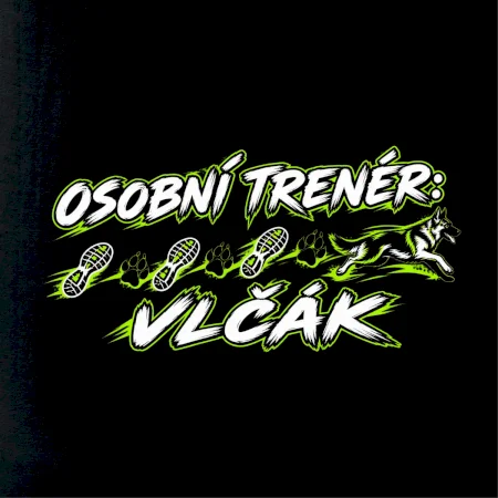 Osobní trenér vlčák - běžecký motiv