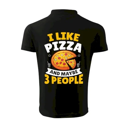 I like pizza and maybe 3 people