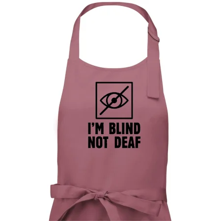 I'm blind not deaf