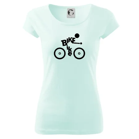 Bike nápis postava