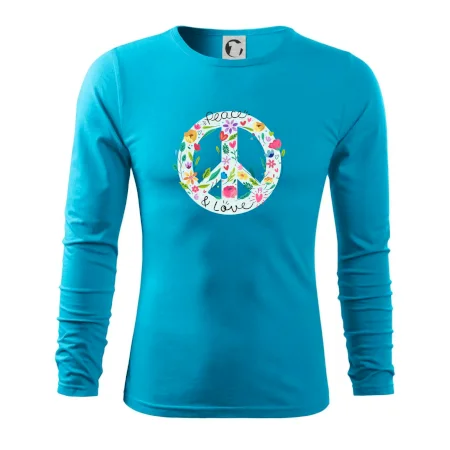 Peace and love symbol