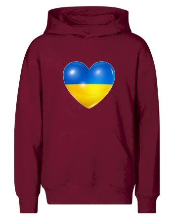 Ukrajina srdce vlajka