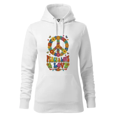 Peace and love - na výšku s květy