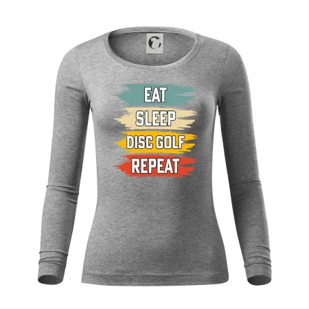 Disc Golf eat sleep barevné