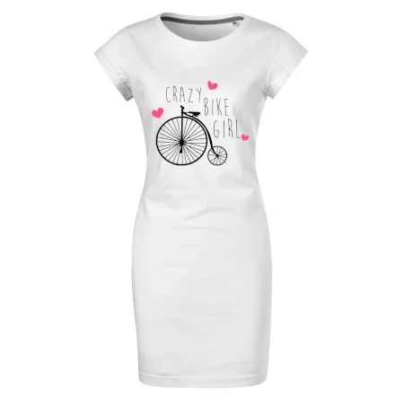 Crazy bike girl